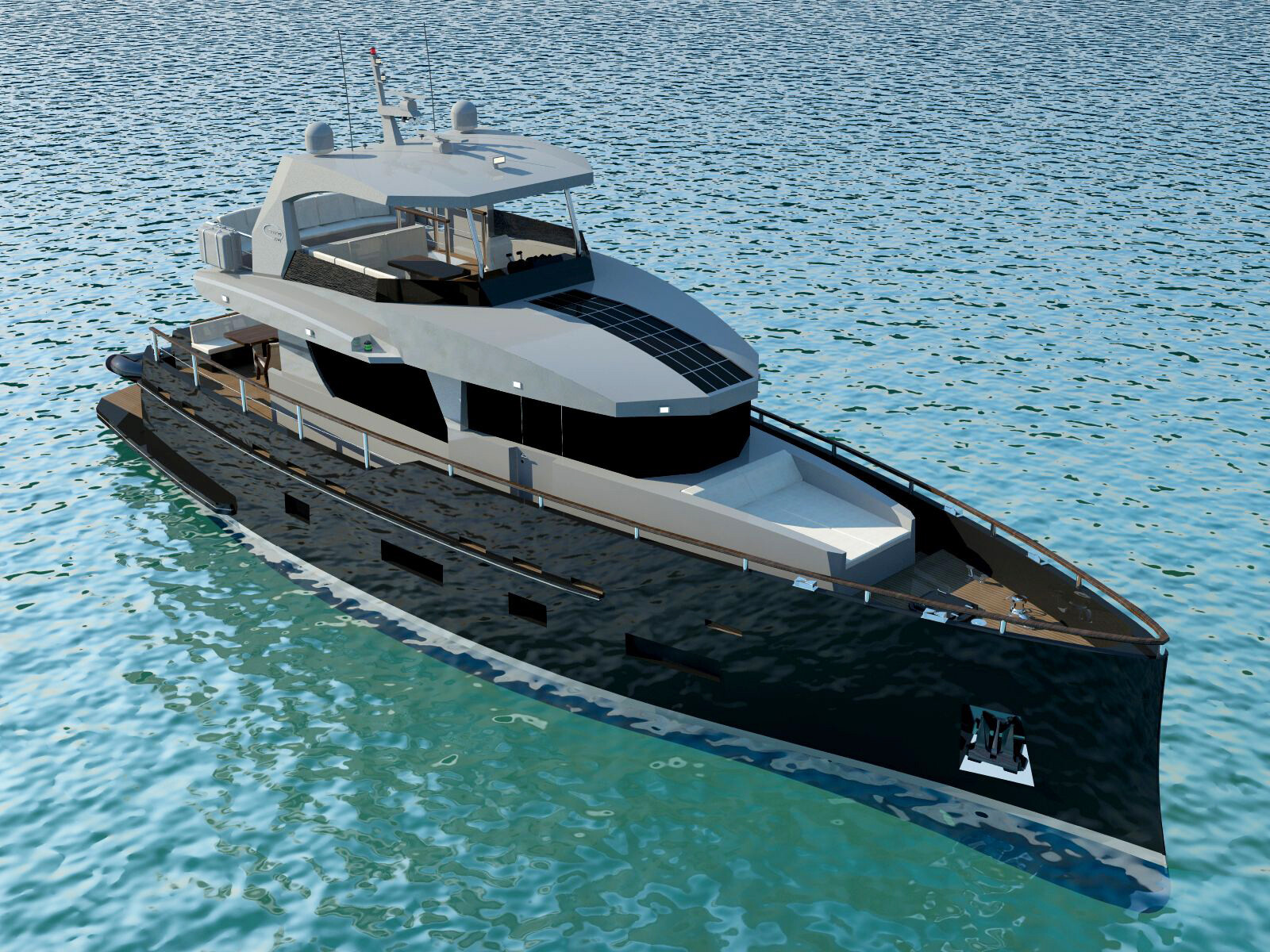 double hulled yacht