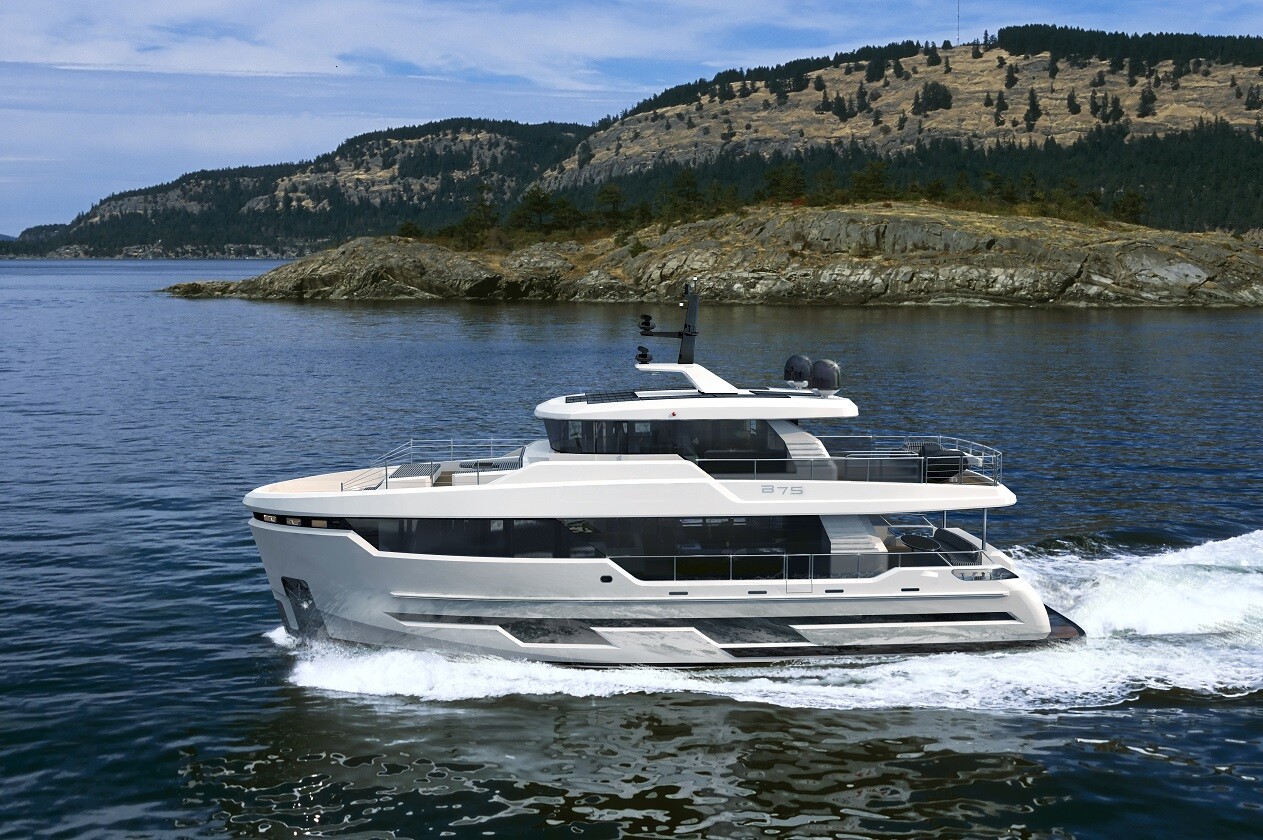 75 ft bering yacht