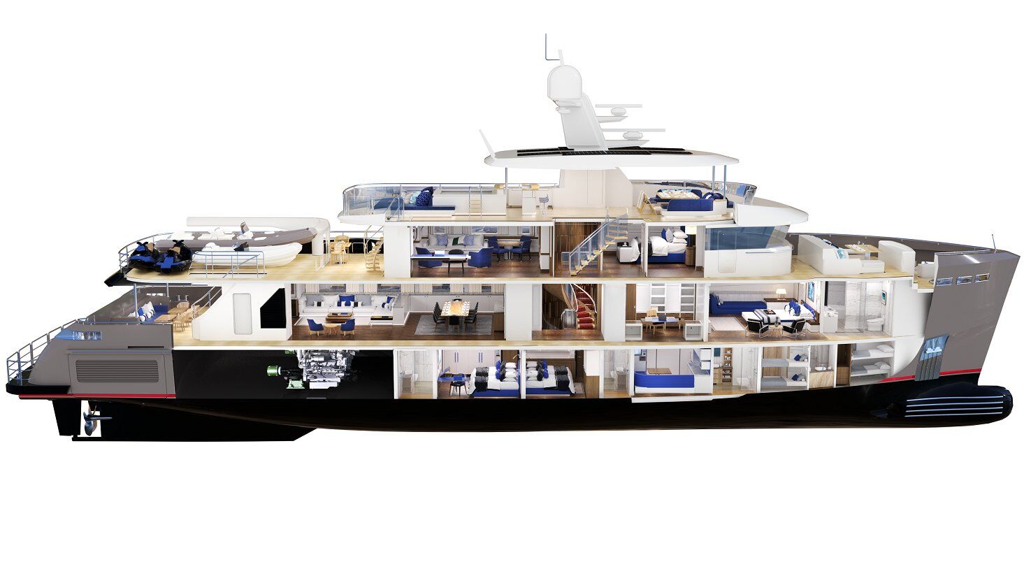 45 m yacht