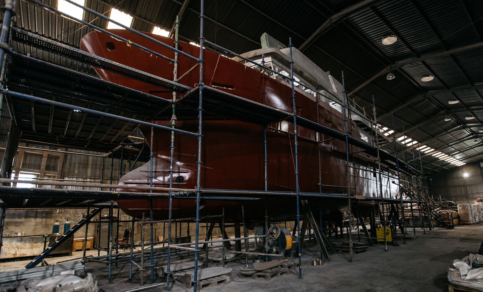 Under Construction: Building Bering yachts