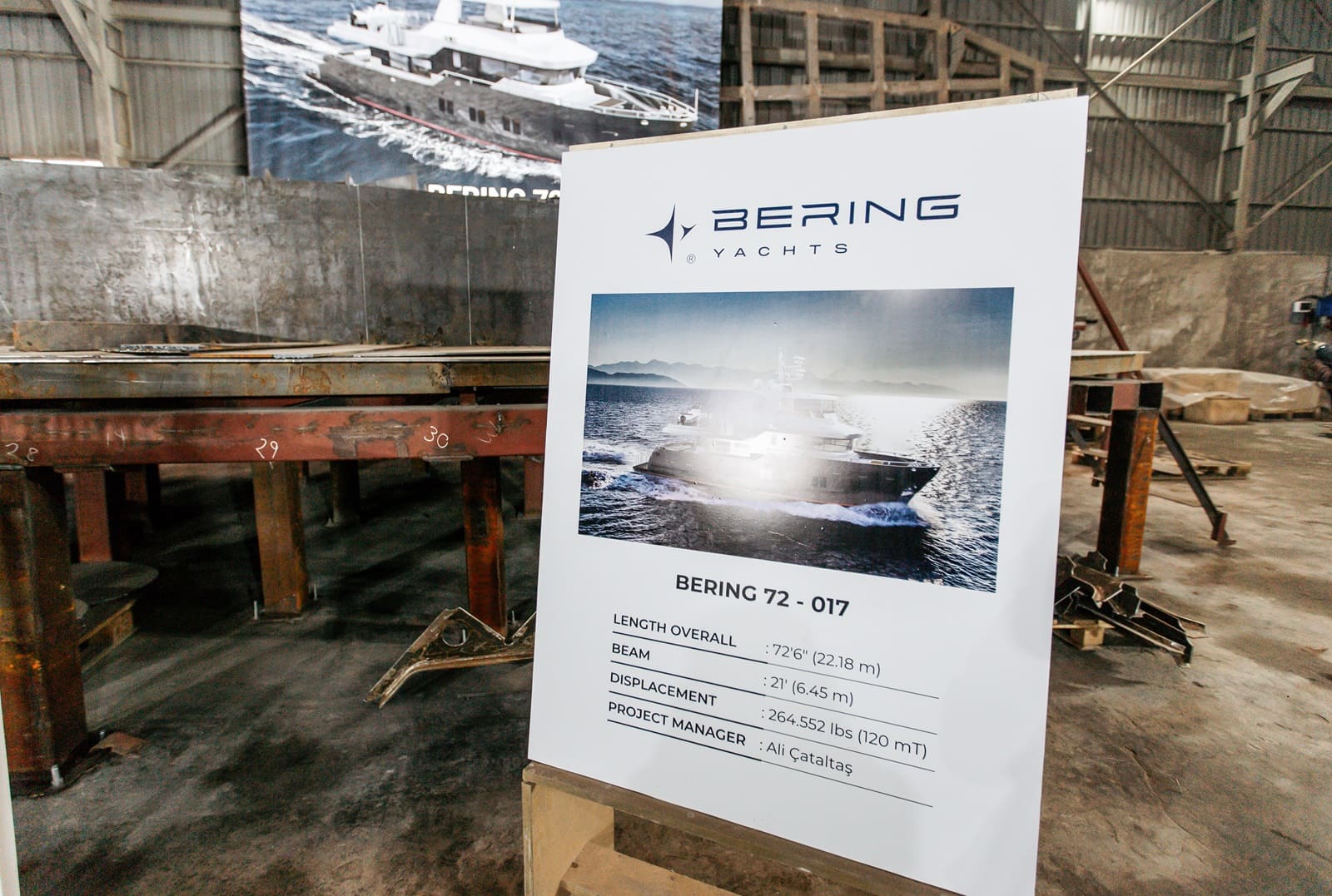 A new B72 keel is laid