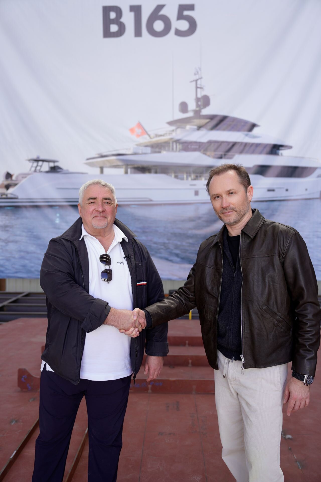 Bering 165 Superyacht Construction Begins with Keel Laying Ceremony