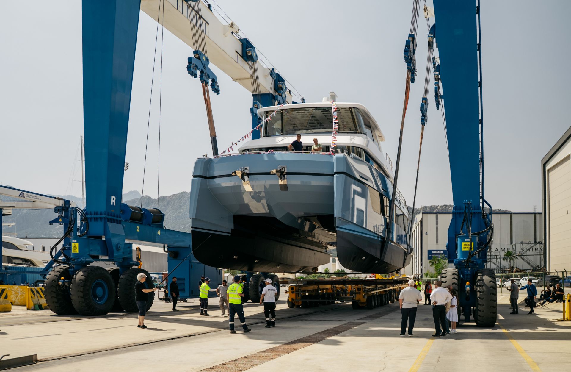 Bering Explorer Catamaran BC60 First Hull Successfully Launched