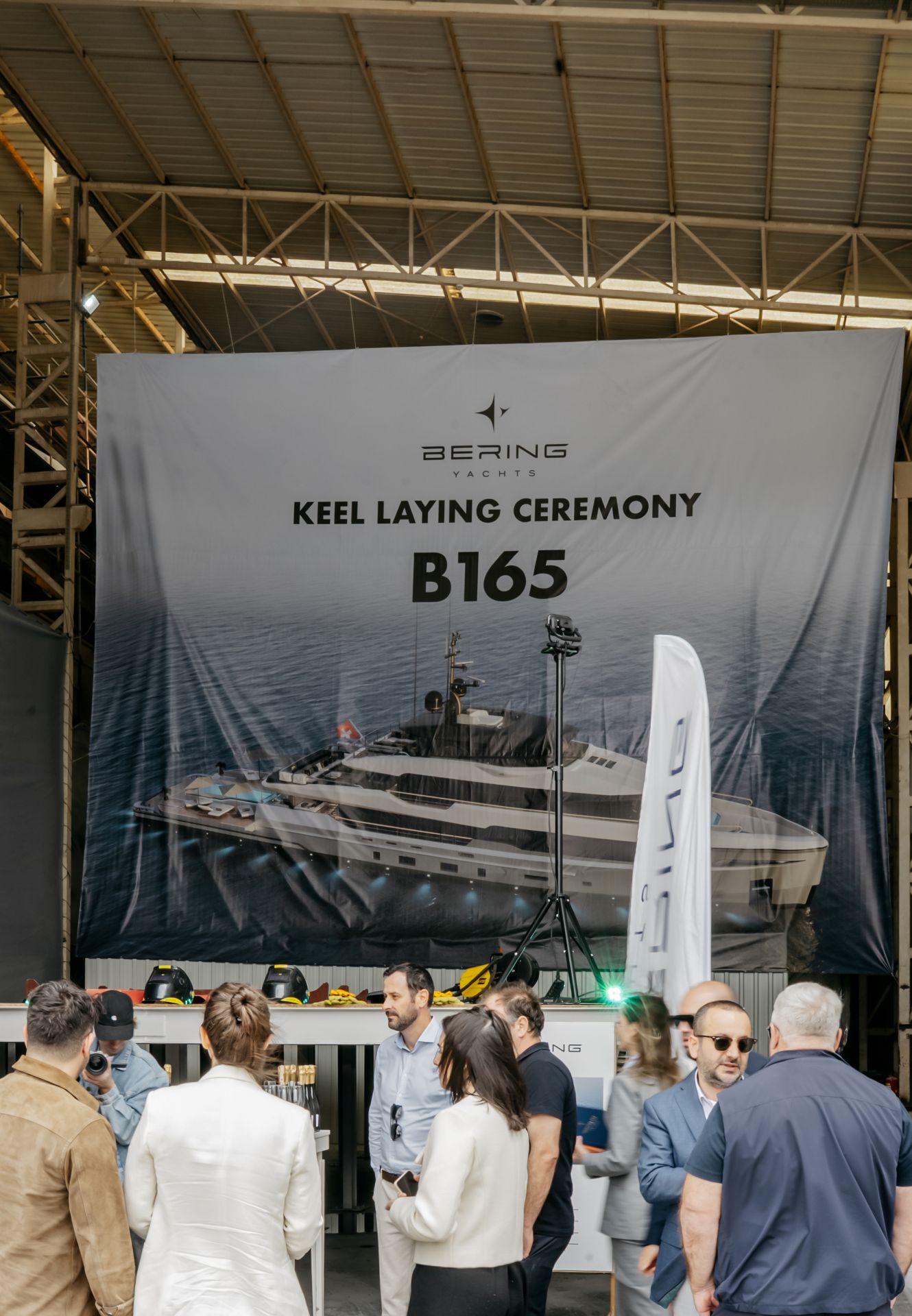 Keel Laid for Second Hull of Flagship Bering 165