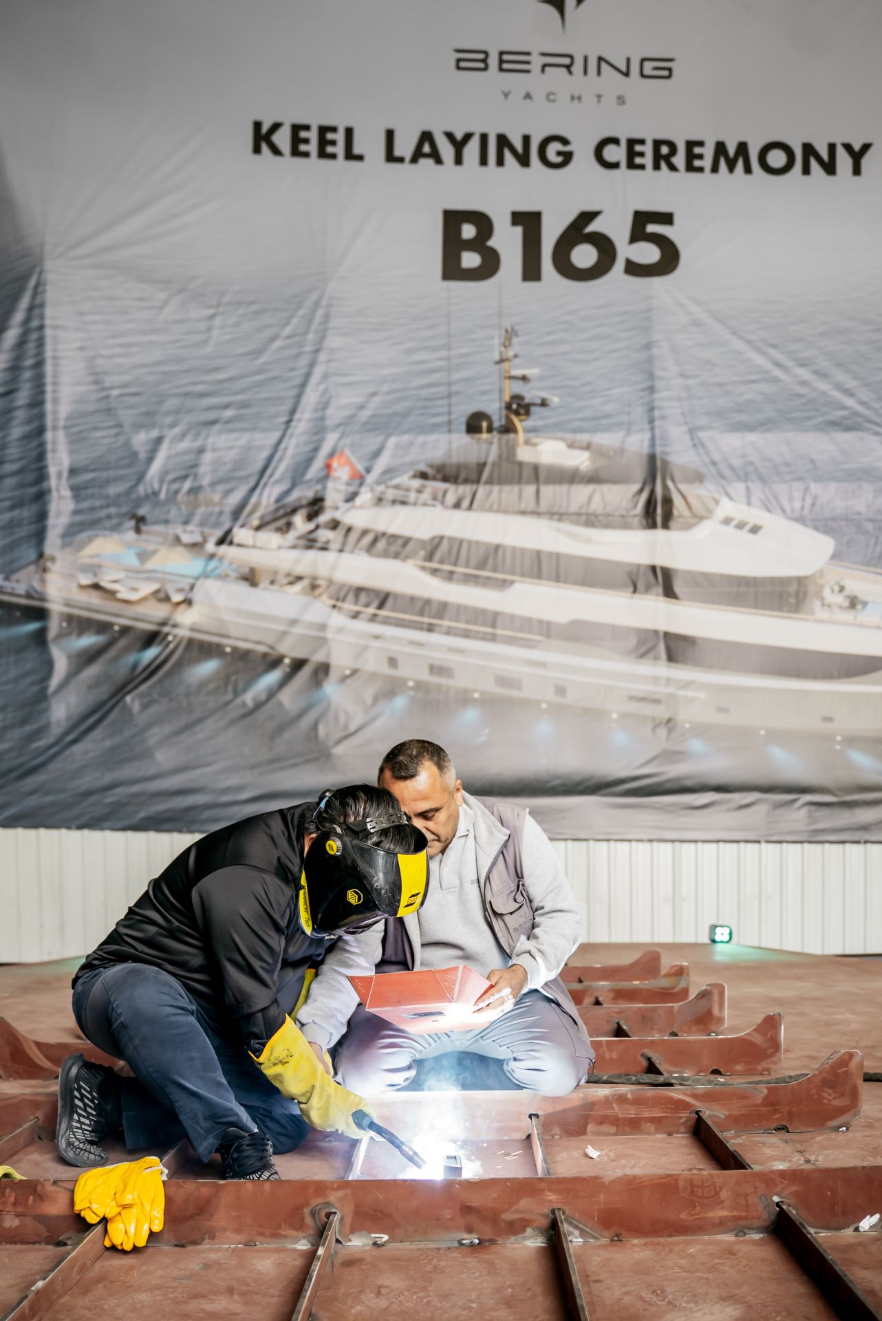 Keel Laid for Second Hull of Flagship Bering 165