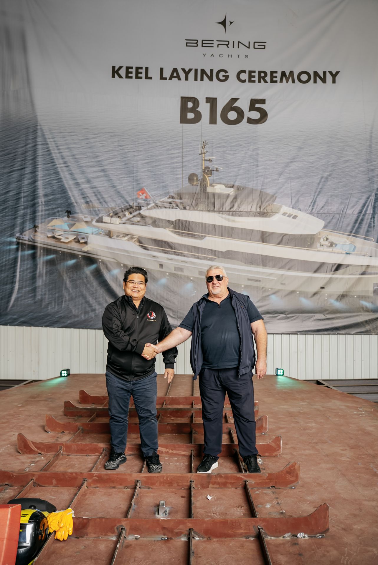 Keel Laid for Second Hull of Flagship Bering 165